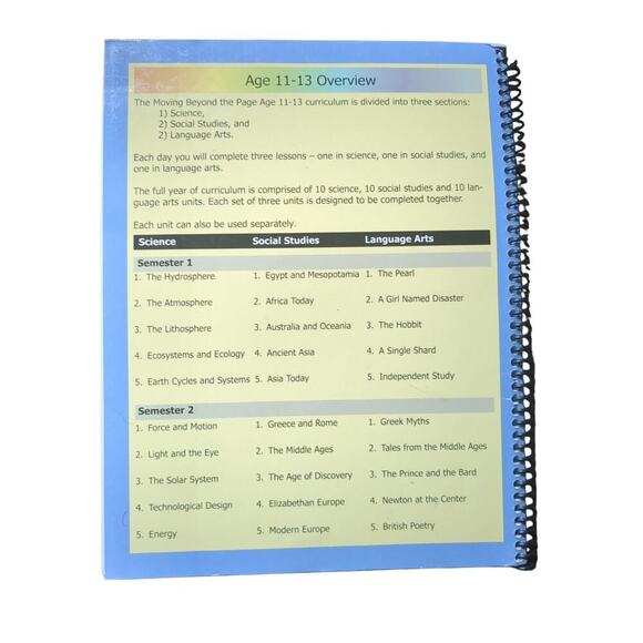 Moving Beyond the Page Science Earth Cycles and Systems Ages 11 - 13 Semester 1 - Picture 3 of 5